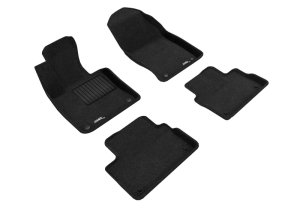 Volvo S60 Hybrid Floor Mats - Front + Rear - 3D MAXpider - Elegant Series - Black - `19-`24 Volvo S60 Hybrid Floor Mats - Front + Rear - 3D MAXpider - Elegant Series - Black - `19-`24